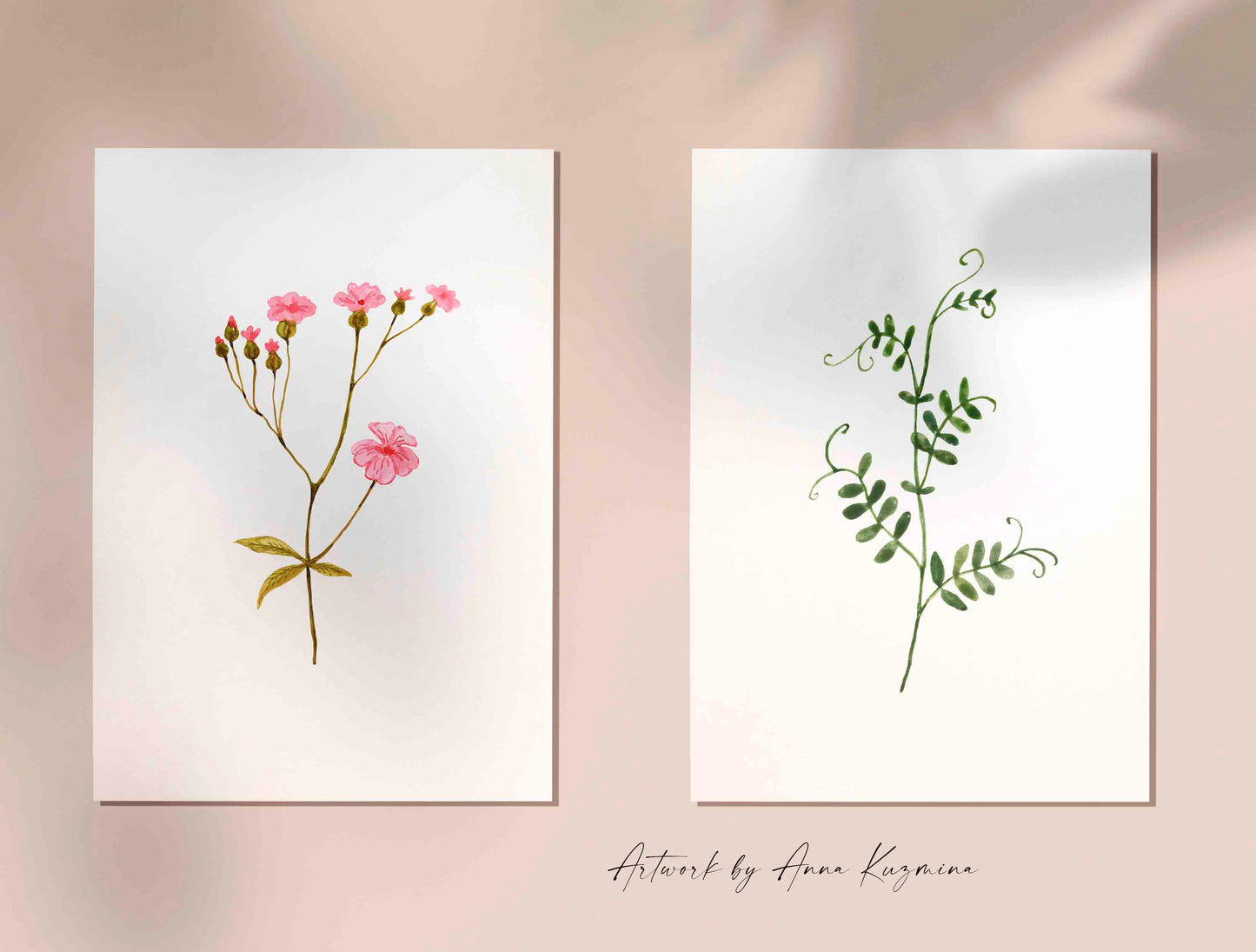 Watercolor wildflowers, hand-painted illustration, PNG clipart, summer meadow flowers graphic