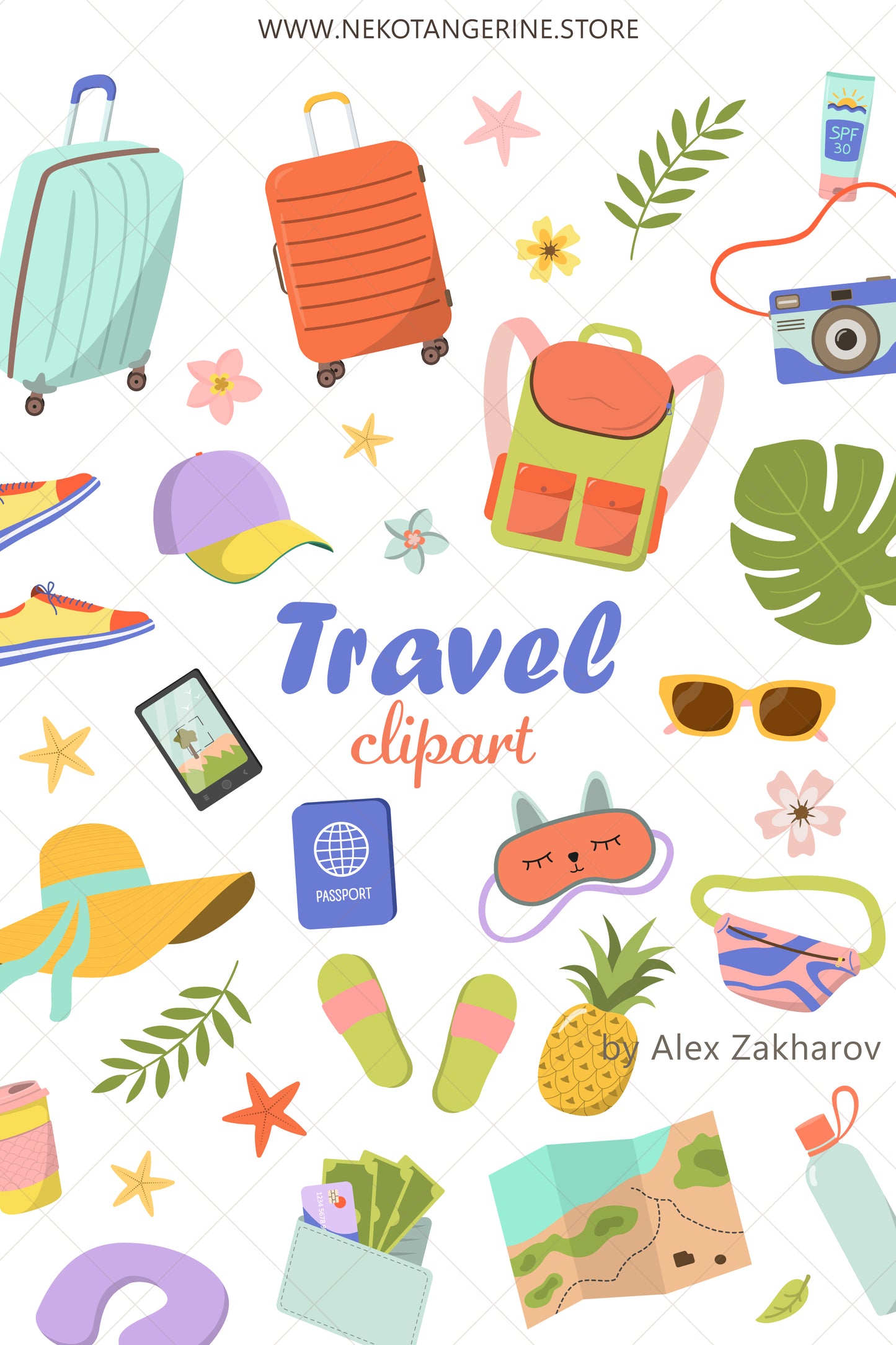 Travel and Vacation Clipart